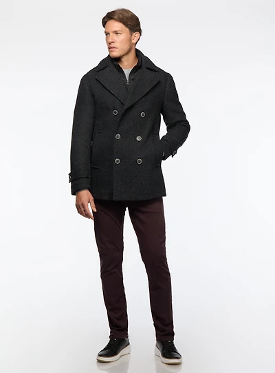 Manteau habillé à double boutonnage