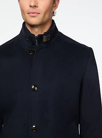 Solid Wool Overcoat