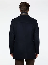 Solid Wool Overcoat