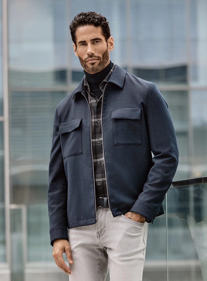 Lightweight Flannel Jacket