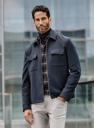 Lightweight Flannel Jacket