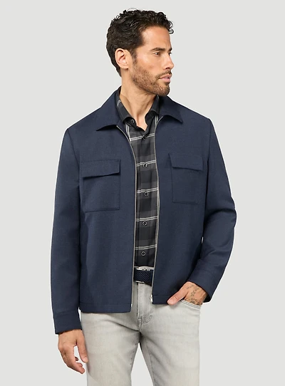 Veste légère en flanelle