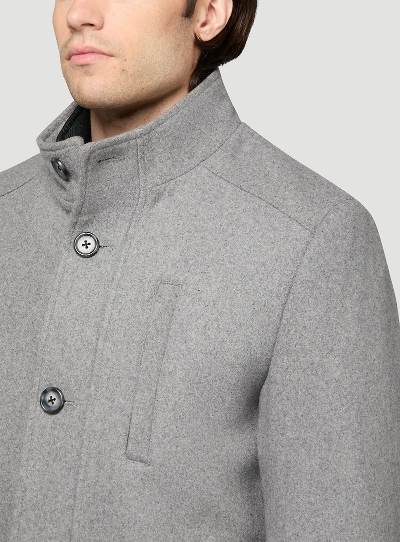 Solid Wool Coat