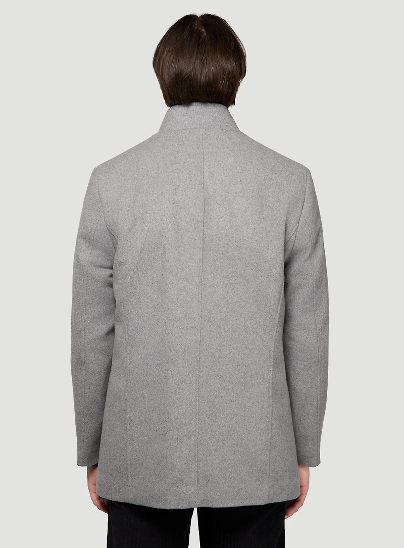 Solid Wool Coat