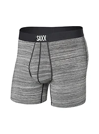 Heathered Grey Print Boxer Underwear