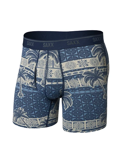 'Palm Geo' Print Boxer Underwear