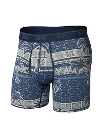'Palm Geo' Print Boxer Underwear