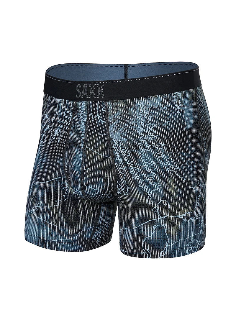 'Smokey Mountains' Print Boxer Underwear