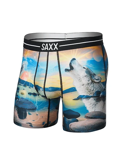 Wolf Print Boxer Underwear