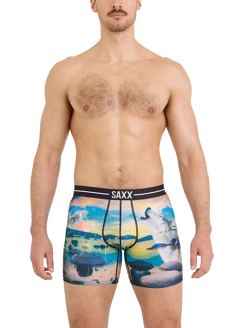 Wolf Print Boxer Underwear