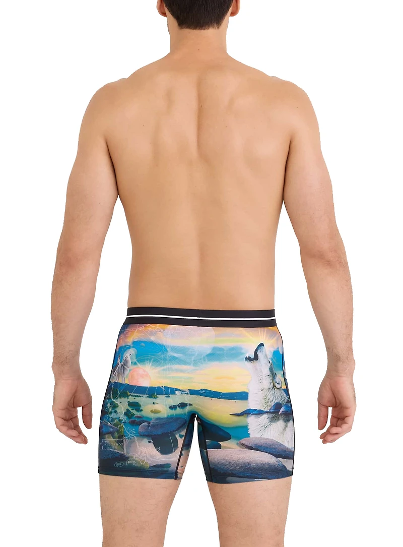 Wolf Print Boxer Underwear
