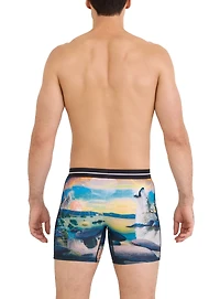 Wolf Print Boxer Underwear