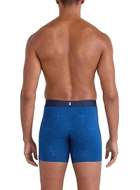 Duo sous-vêtement boxeur imprimé écossais