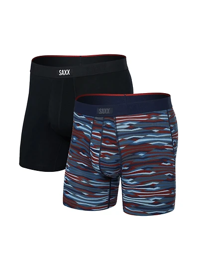 Duo sous-vêtement boxeur imprimé géométrique