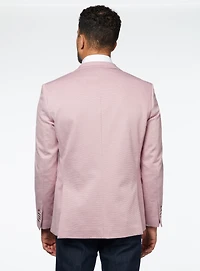 Veston en tricot à faux uni