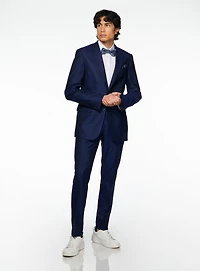 Royal Blue Jacquard Suit