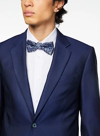 Royal Blue Jacquard Suit