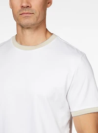 T-shirt en tricot blanc