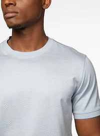 T-shirt à tissage texturé