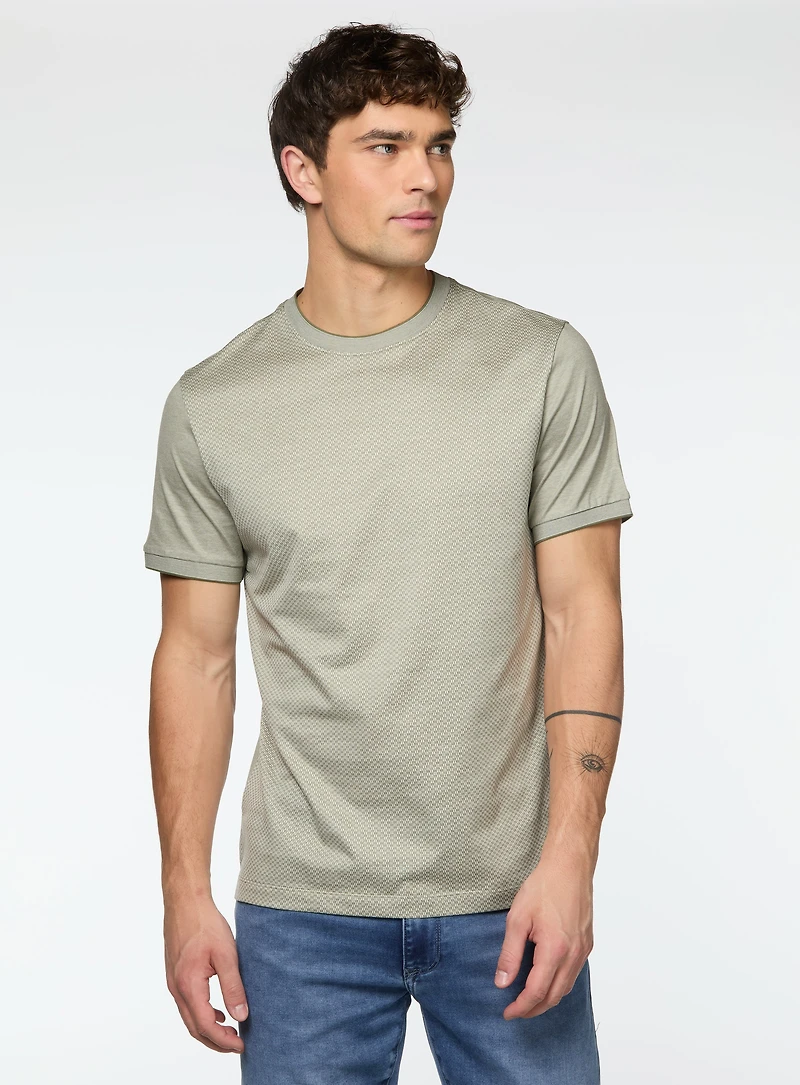 Textured Weave T-Shirt