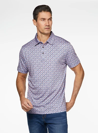 Shell Pattern Performance Polo