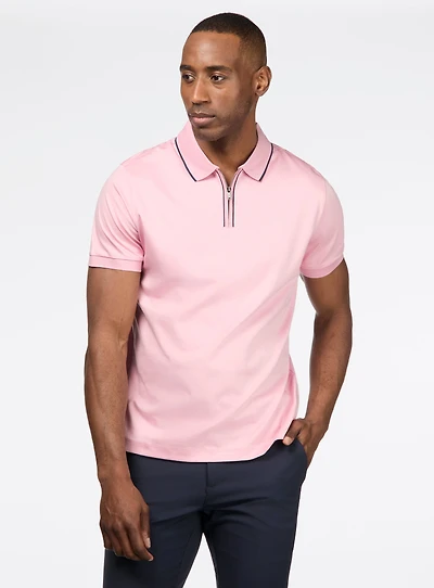 Polo à fermeture éclair