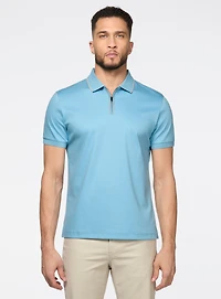 Zip Up Polo