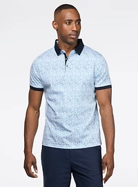 Polo à motif de fleurs