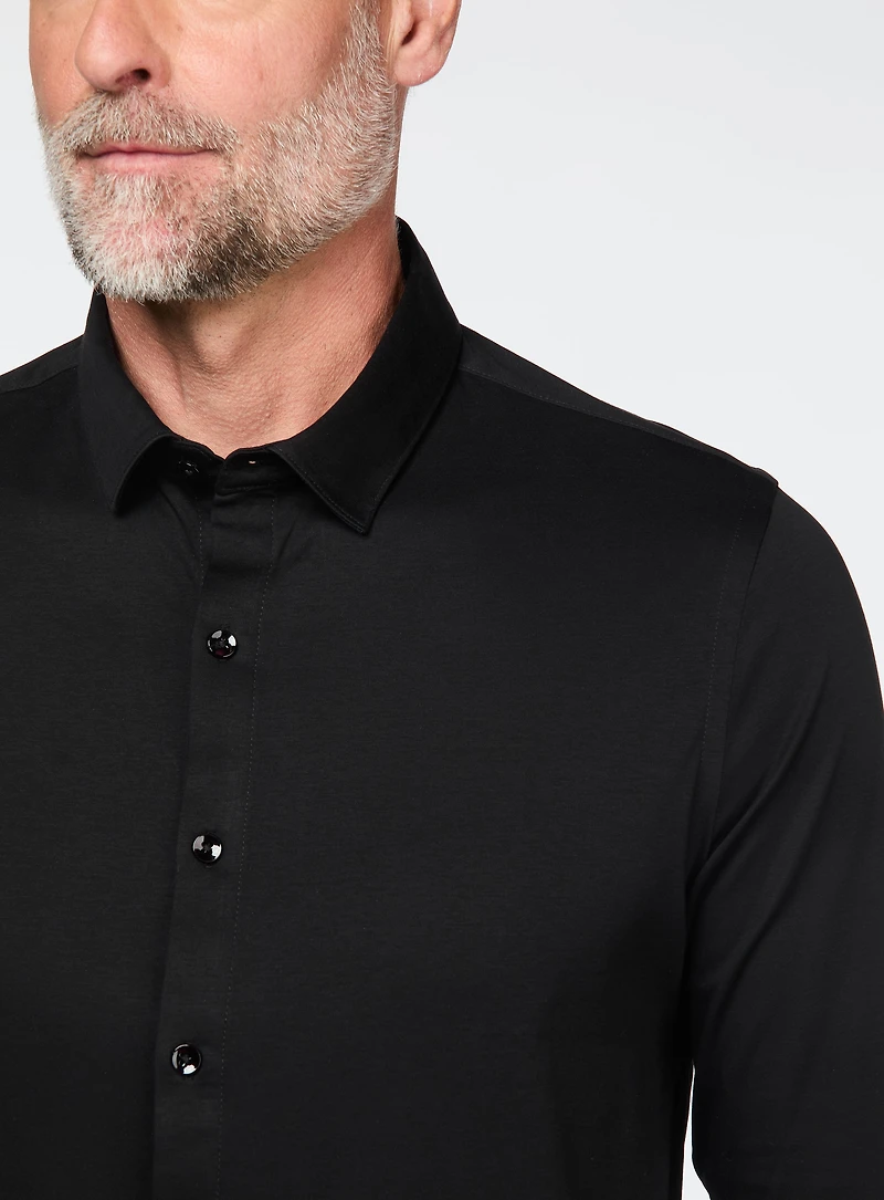 Chemise unie en jersey