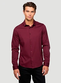 Chemise unie en jersey