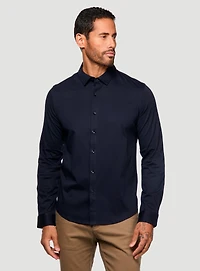 Chemise unie en jersey