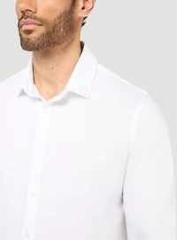 Chemise unie en jersey