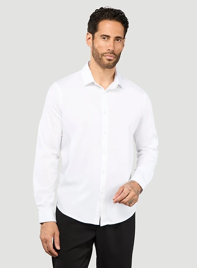 Chemise unie en jersey