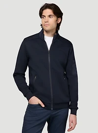 Cardigan with Nylon Details