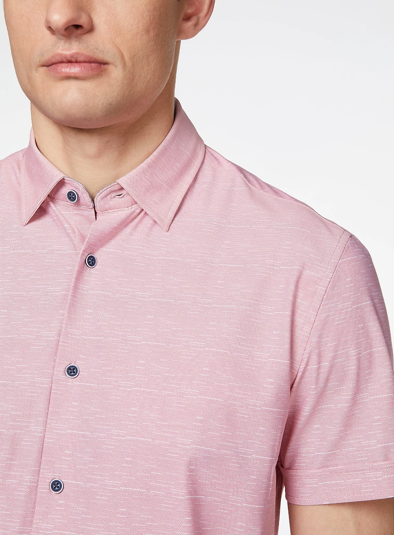 Chemise extensible à faux unie