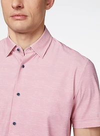 Chemise extensible à faux unie
