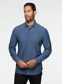Chemise extensible unie