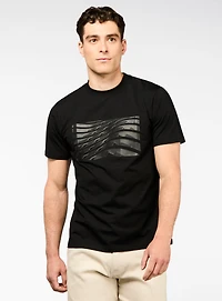 T-shirt à imprimé architecture