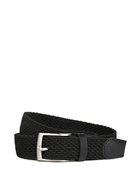 Ceinture tressée noire