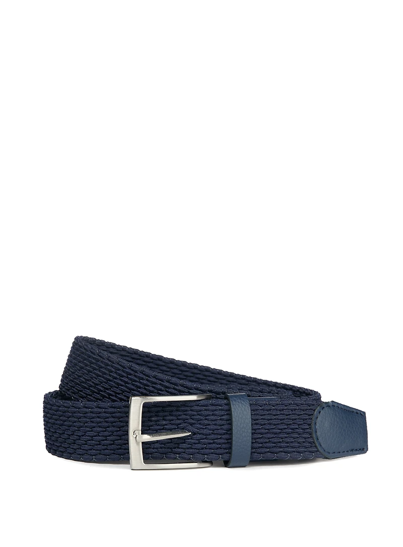Ceinture tressée marine