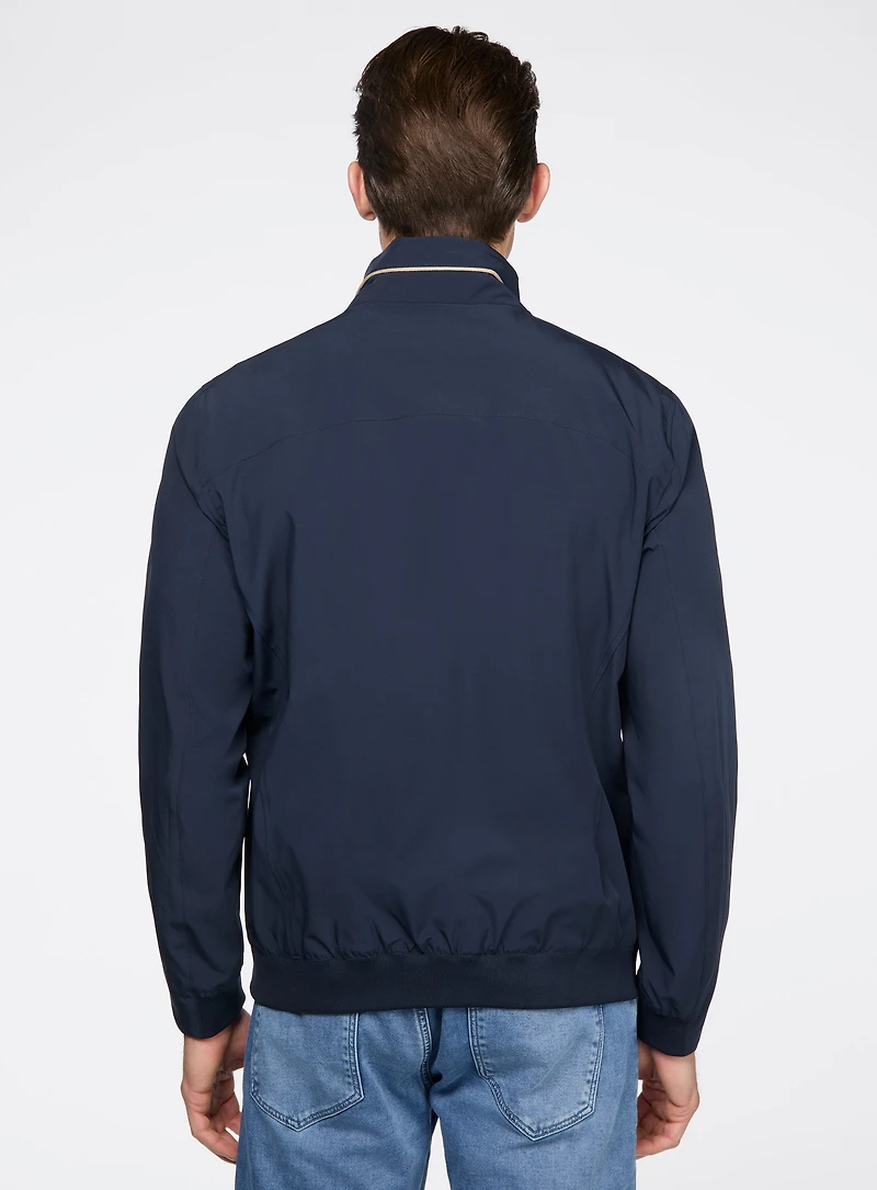 Navy Windbreaker Jacket