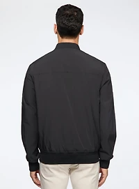 Black Windbreaker Jacket