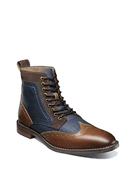 Cognac Leather 'Finnegan' Boots