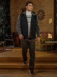 Manteau matelassé hybride