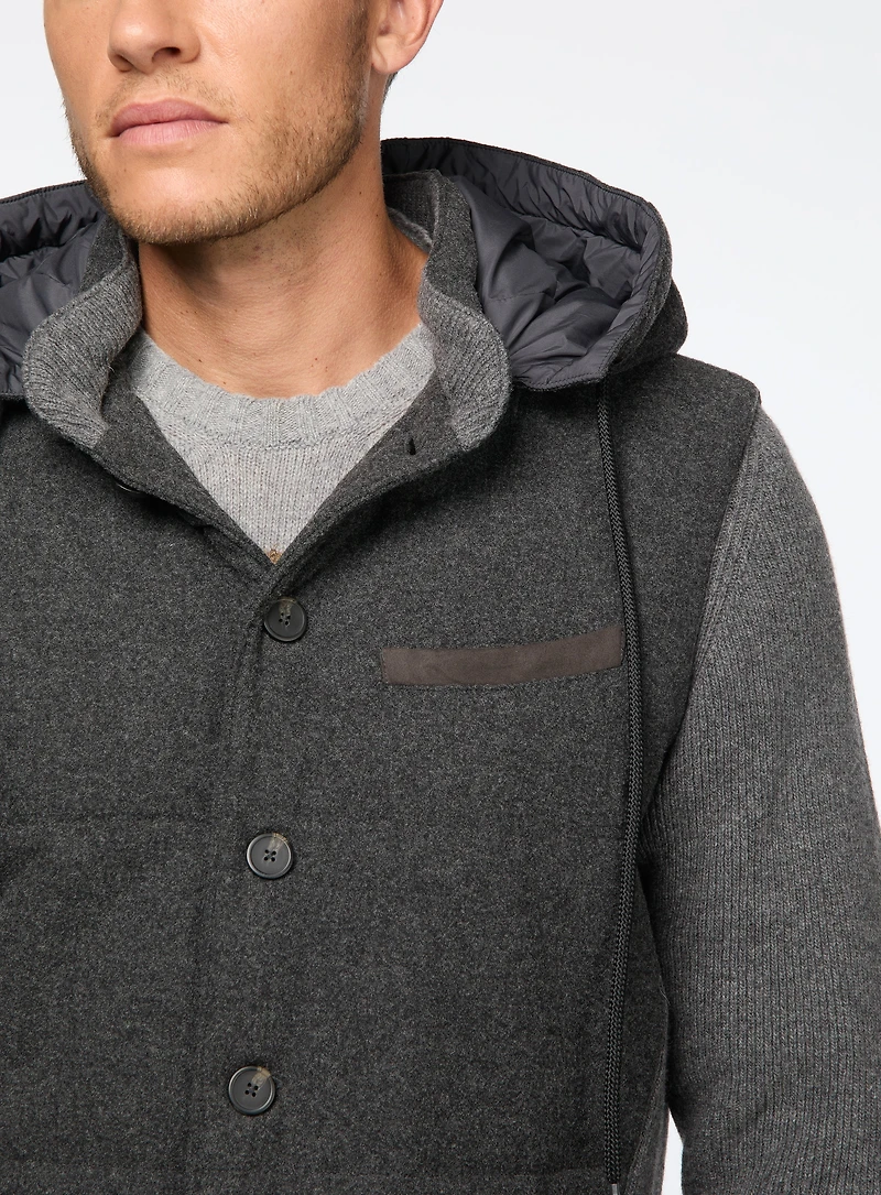 Manteau matelassé hybrid