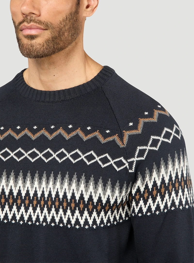 Navy Fair Isle Sweater