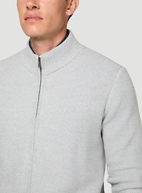 Grey Cardigan with Elbow Details