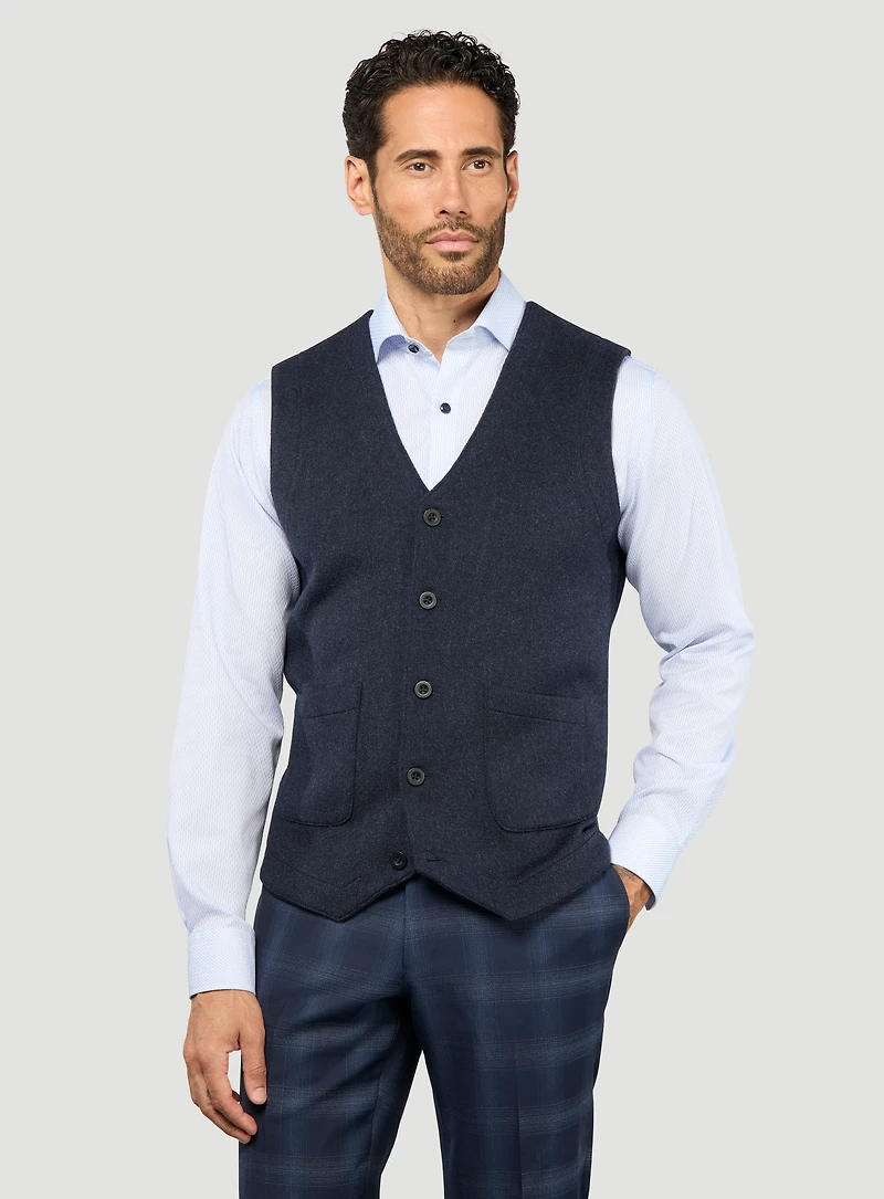 Felted-Effect Vest