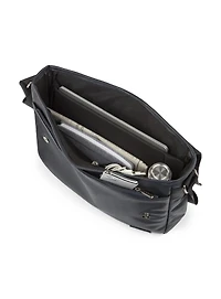 Sac messager en cuir 'Contrast'