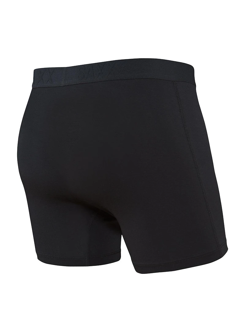 Solid Black Boxer Underwear